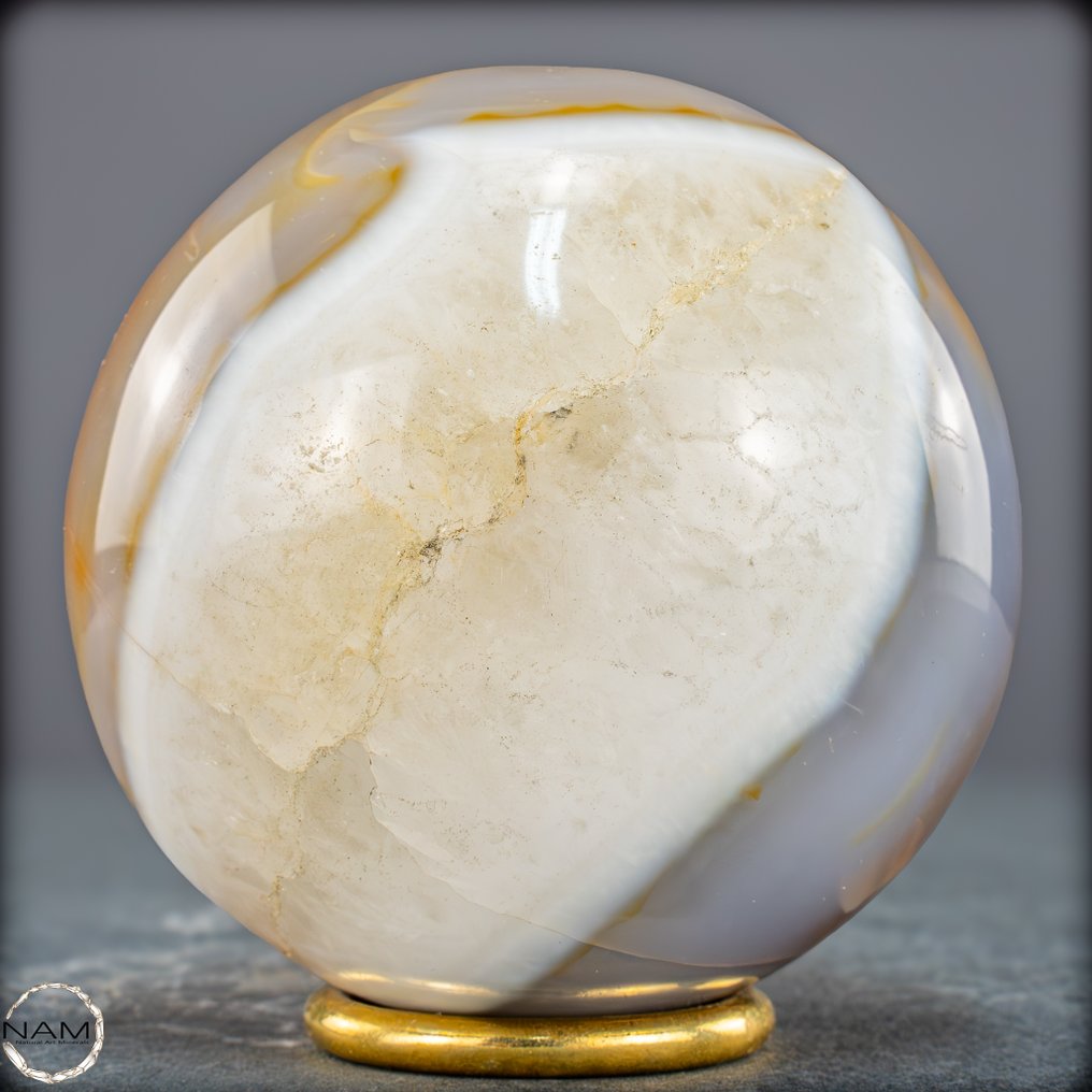 Zapierająca dech w piersiach kula z karneolu – Fajerwerk energii i koloru.- 874.88 g #4.3