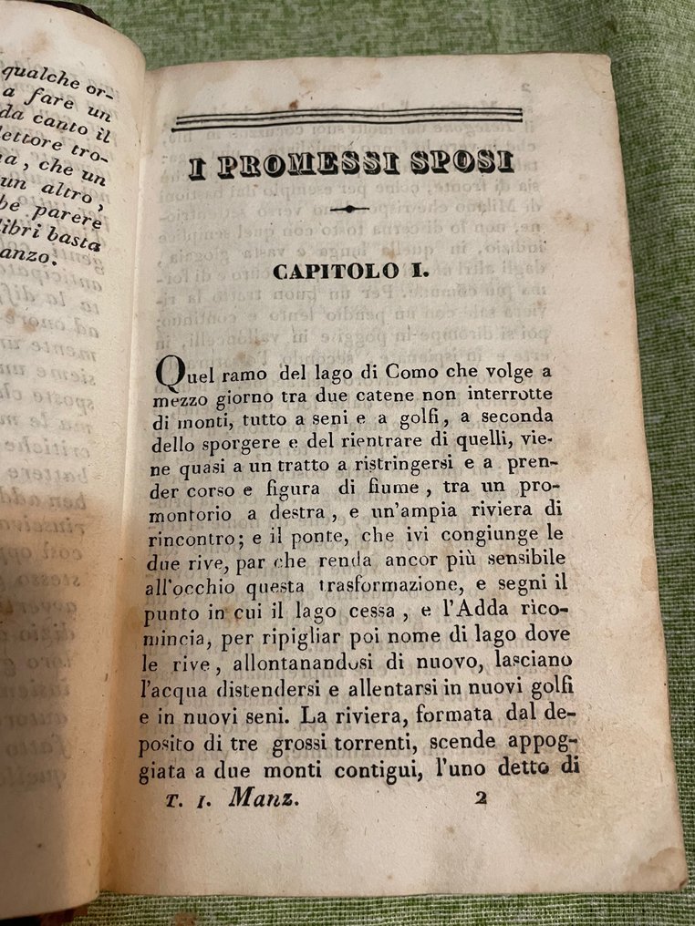 A. Manzoni - I Promessi Sposi - La formazione del linguaggio lirico Manzoniano - 1834 #2.1