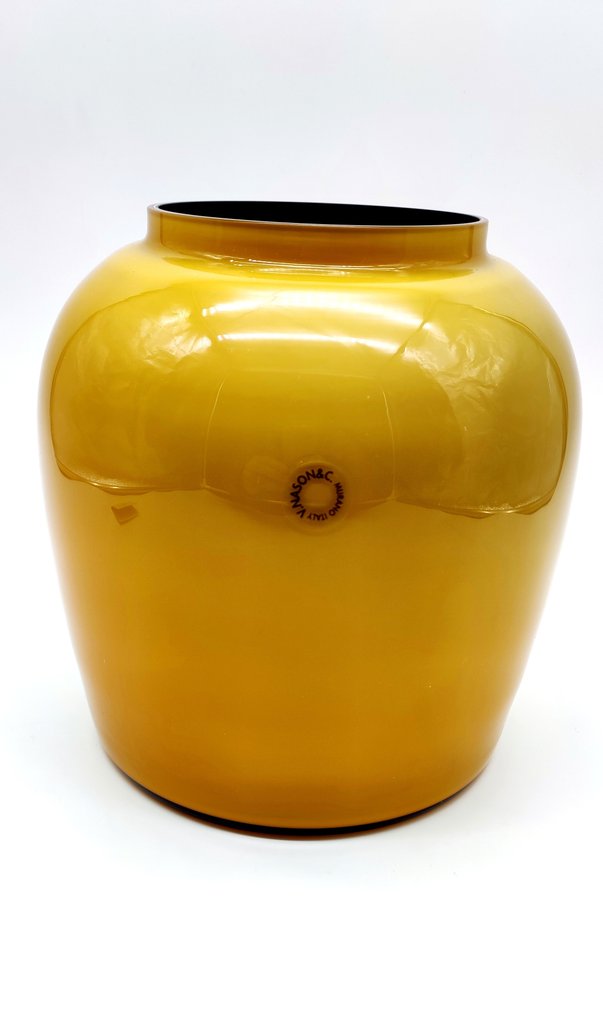 V.Nason&C. - 花瓶 -  Eklettika - 穆拉諾玻璃 - 开心果 #1.0