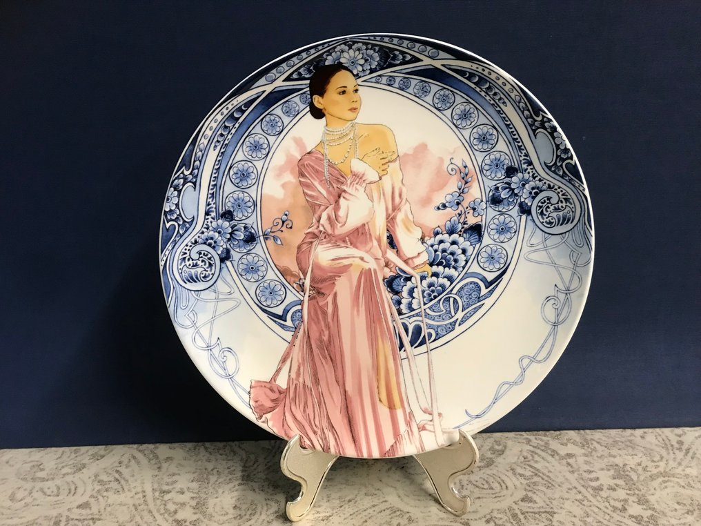 Seinälevy (3) - Heinen Delfts Blauw - Posliini #3.2