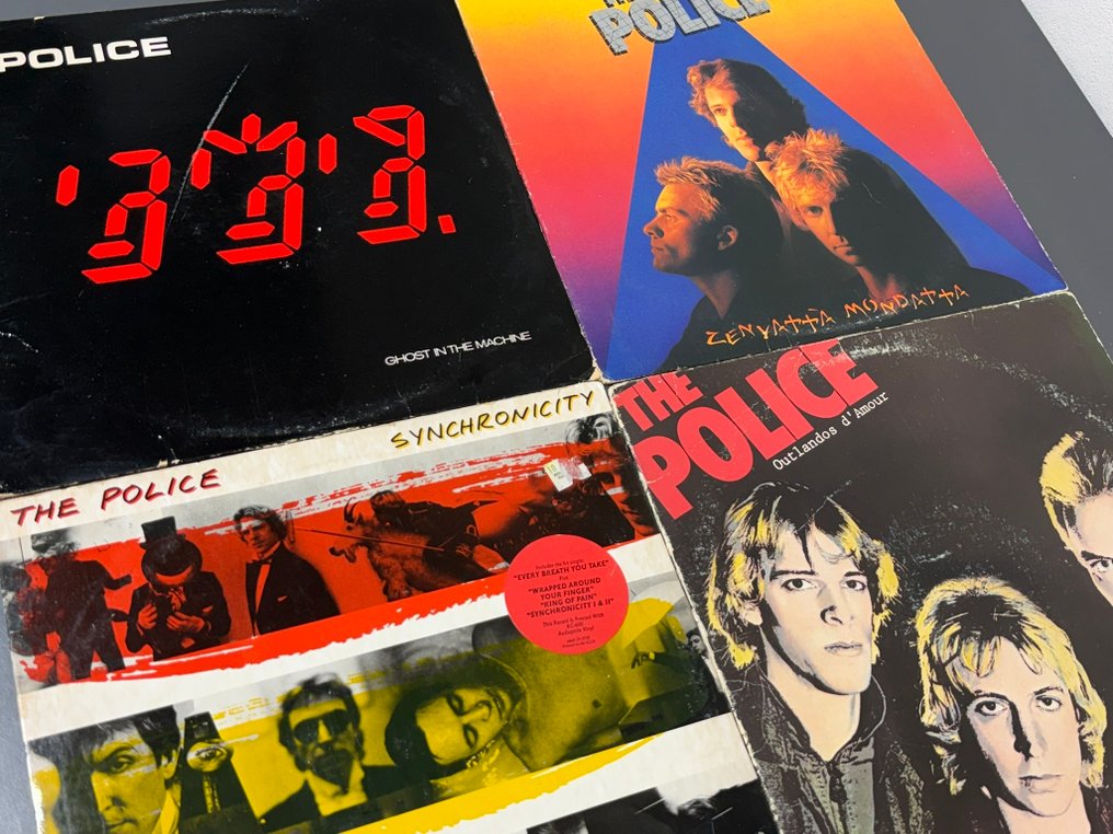 Police - Outlandos D'Amour, Synchronicity, Ghost In The Machine & Zenyatta Mondatta - Titoli vari - Album LP (più oggetti) - 1979 #2.1