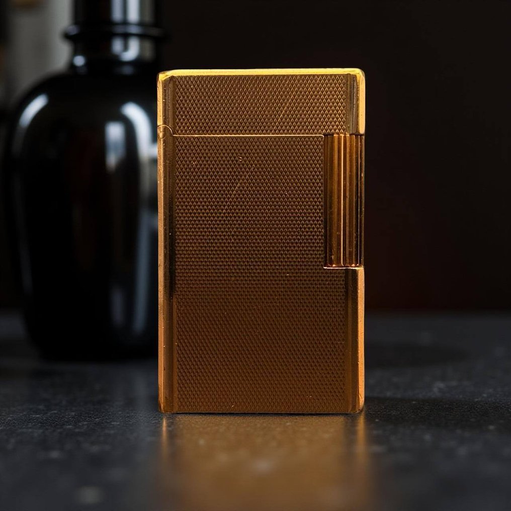 S.T. Dupont - Ligne 1 (tamaño Grande) - Briquet - Plaqué or #1.0