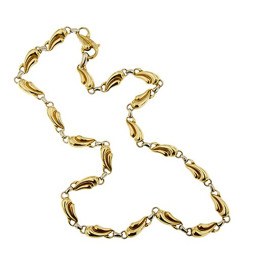 Chimento - 衣领项链 - 18K包金 黄金, 白金 #2.1