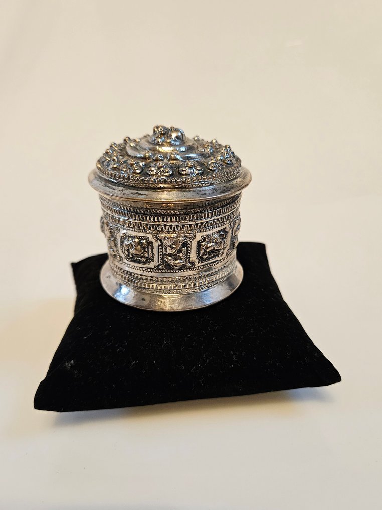 Scatola (2) - scatola di sigarette - Argento - Beteldoos | Shan-staten #1.0