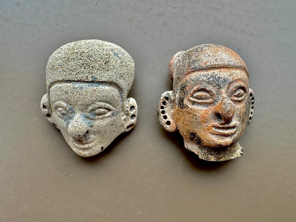 Tumaco - Tolita 陶瓷 两个负责人 - 35 mm #1.0