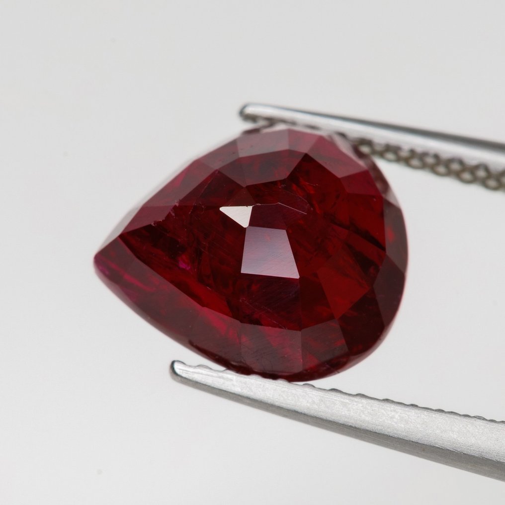 Ρουμπίνι  - 4.27 ct - Lotus Gemology - Ανθρακίνο Κόκκινο - Μοζαμβίκη #4.3