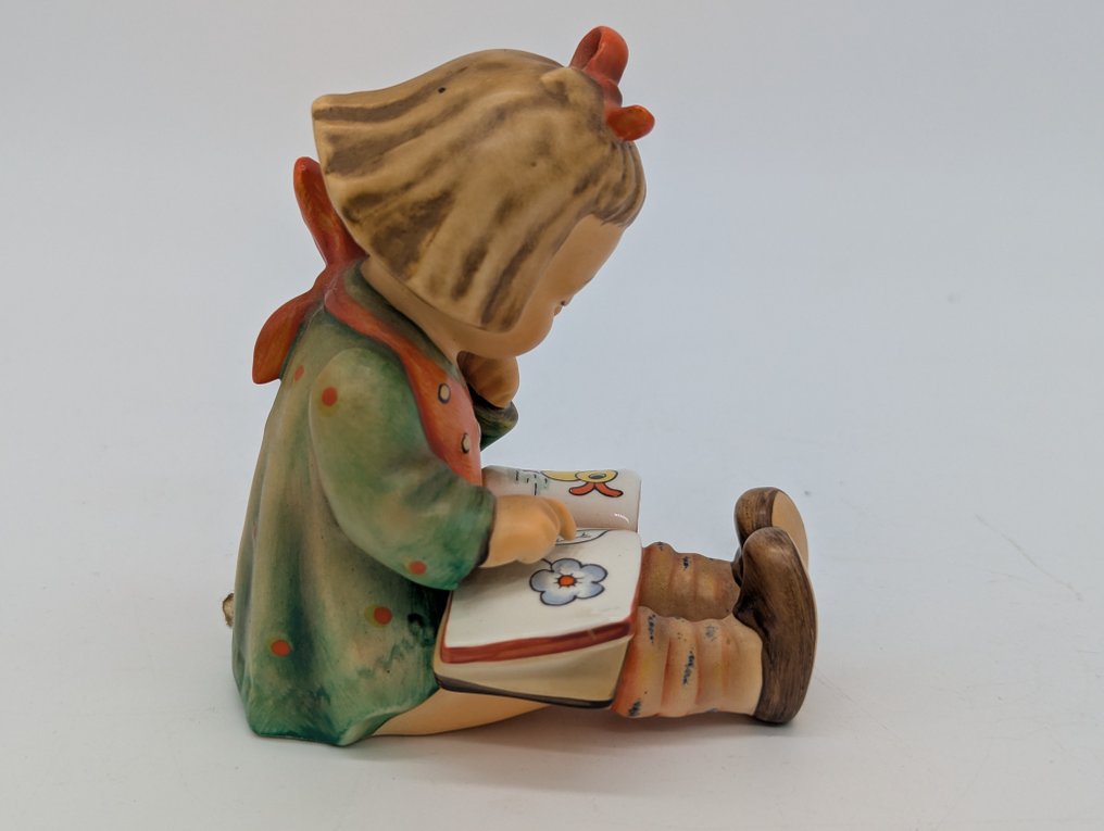 Goebel, Hummel - 小雕像 - Der Bücherwurm / Book Worm - TMK7 - 瓷器 #4.3