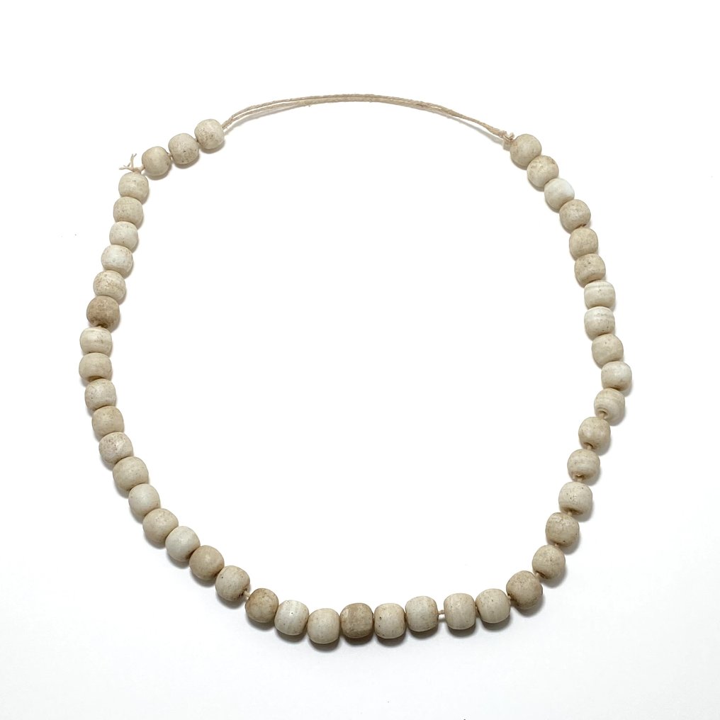 Δρόμος του Μεταξιού, Κεντρική Ασία Αρχαίο γυαλί Κρεμαστά φυλαχτά με πετρούλες - 48 cm  (χωρίς τιμή ασφαλείας) #1.0