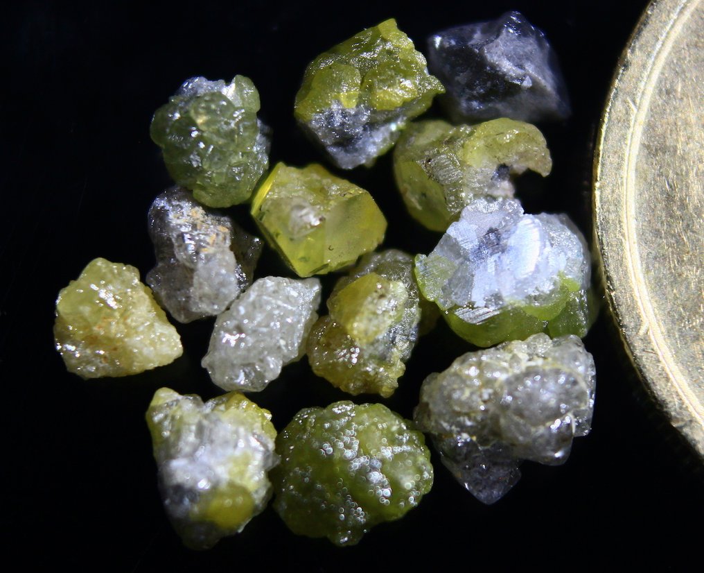 Ct. 5.10 Utmerket samling av naturlige diamanter - Non Trattati- 1.02 g #4.3