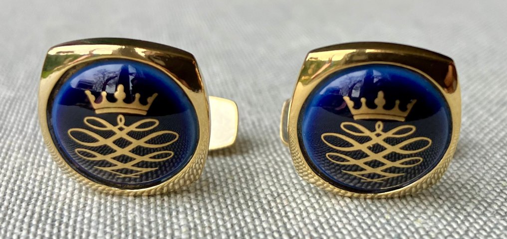 Royal Copenhagen - Cufflinks & Tie tack - Crown - Set di accessori moda #3.2