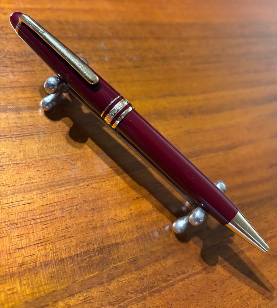 Montblanc - Montblanc Meistrstuck Ballpoint Bordeaux Lacquer Gold Trims - Kulspetspenna #1.0