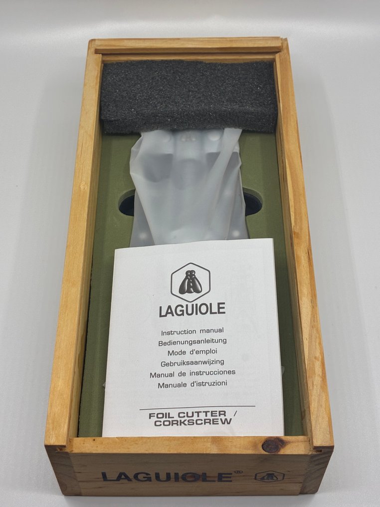 Laguiole - Flaskeåpner - Stål, Tre, Plast #4.3