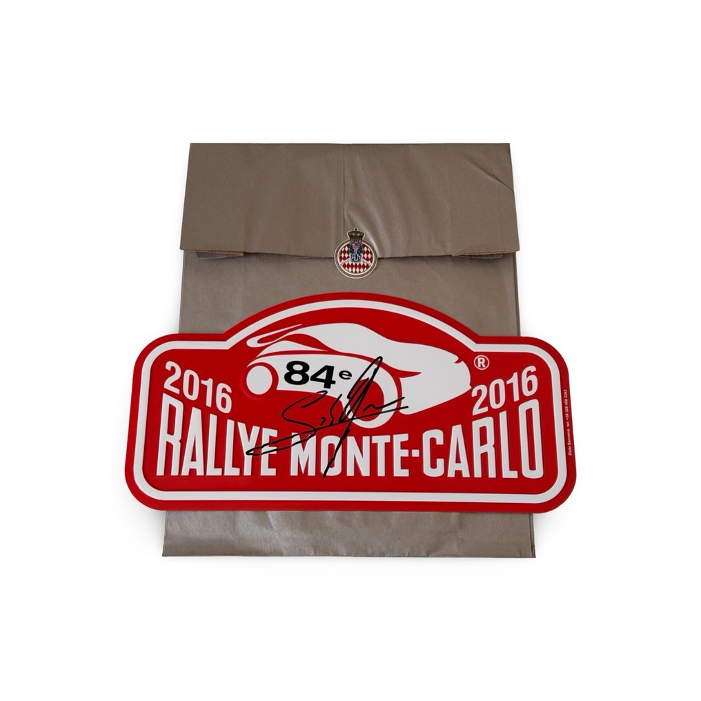 Automobile Club de Monaco - 運動木版畫 - 2016年蒙特卡洛拉力赛由塞巴斯蒂安·奥吉尔(Sébastien Ogier)主持 - 鋁 #1.0