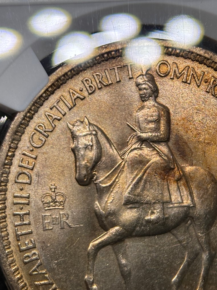 英国. 1 Crown 1953 MS65 (没有保留价) #3.2