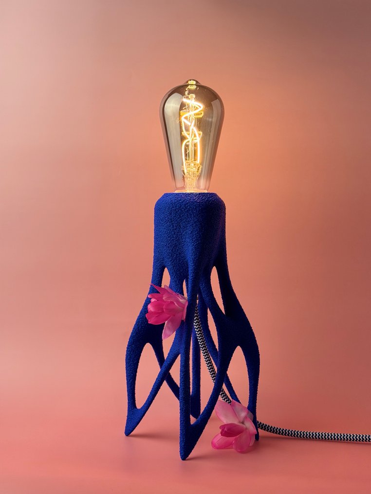 Cornu Design - Lámpara de sobremesa - PLA - Lámpara impresa en 3D azul #1.0