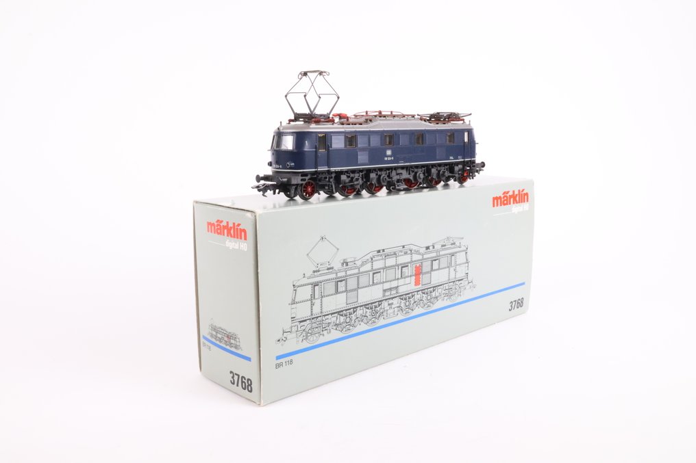 Märklin H0 - 3768 - Ηλεκτροκίνητη ατμομηχανή (1) - E18 με λογότυπο DB, περίοδος III - DB #1.0