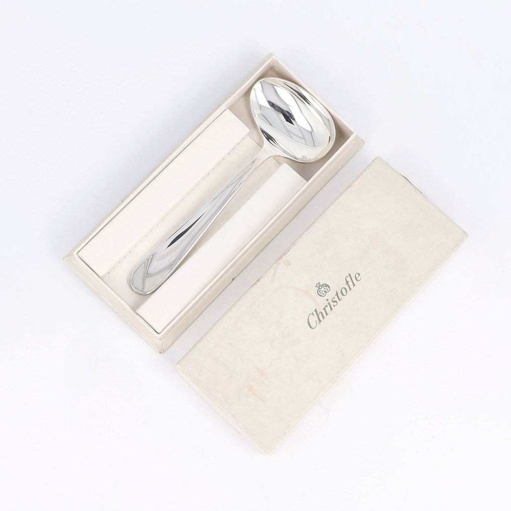 NO RESERVE - Christofle model Dax - Kinderlepel - Cucchiaio - Placcato argento #1.0