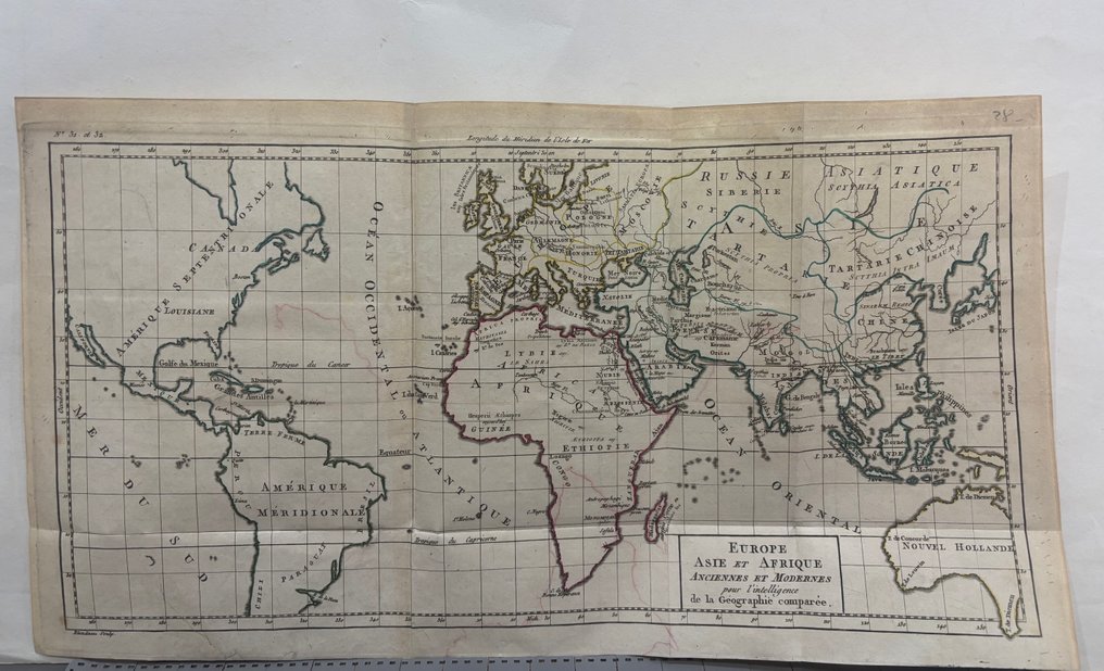 Franciaország - Mondo; Eustache Hyacinthe Langlois - Europe, Asie et Afrique Anciennes et Modernes pour l’intelligence de la Géographie comparée - 1781-1800 #1.0