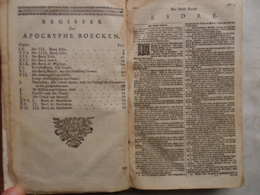 De Boecken genaemt Apocryphe / De CL Psalmen des Propheten Davids, met eenige andere Lof-zangen - 1670 #4.3