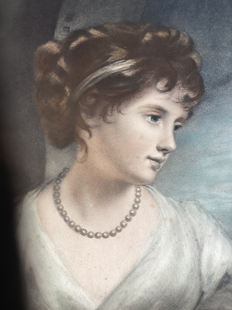 牆面裝飾 - 简·伊丽莎白·哈雷，牛津伯爵夫人，诗人拜伦勋爵的朋友和情人。 #1.0