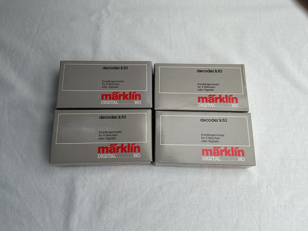 Märklin H0 - 6083 - Electronics (4) - 4 Decoders k83 #3.2