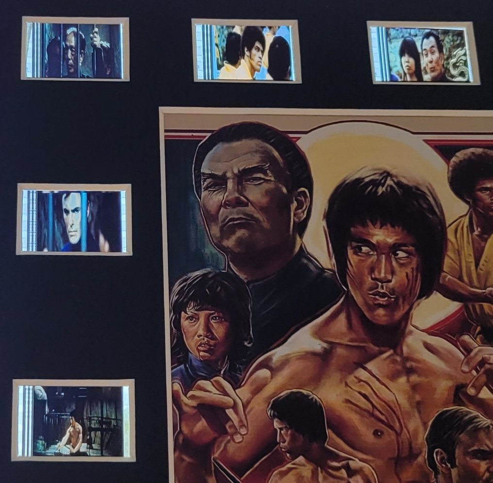 Bruce Lee - Enter The Dragon - Framed Film Cell Display with COA #4.3