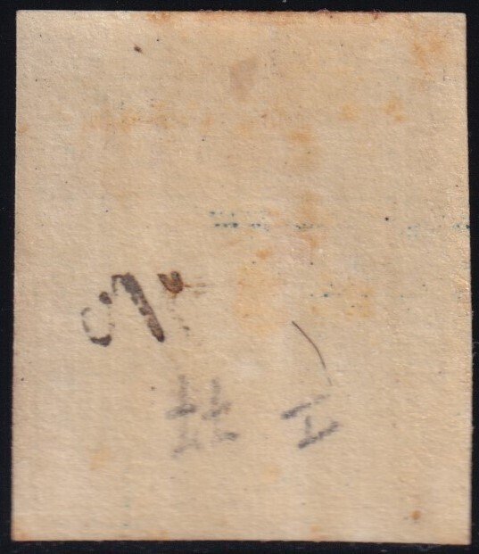 意大利古城邦-西西里 1859 - 2克。浅蓝色Tav. azzurro chiaro PA pos.77 Sass 6克，边距良好，Spl #1.0