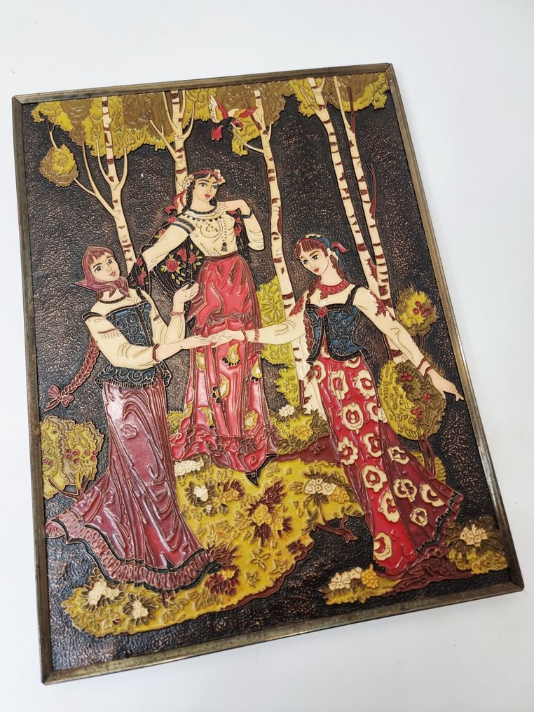 小牌 - 黄铜, 木 #2.1