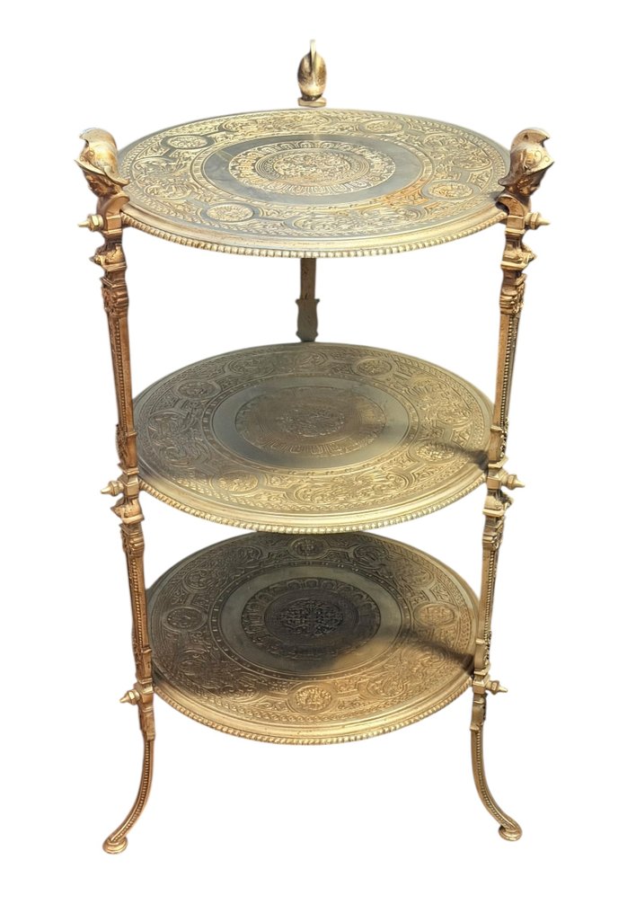 Ράφι - Τραπέζι Νεογοτθικό - Επαργυρωμένος μπρούτζος #4.3