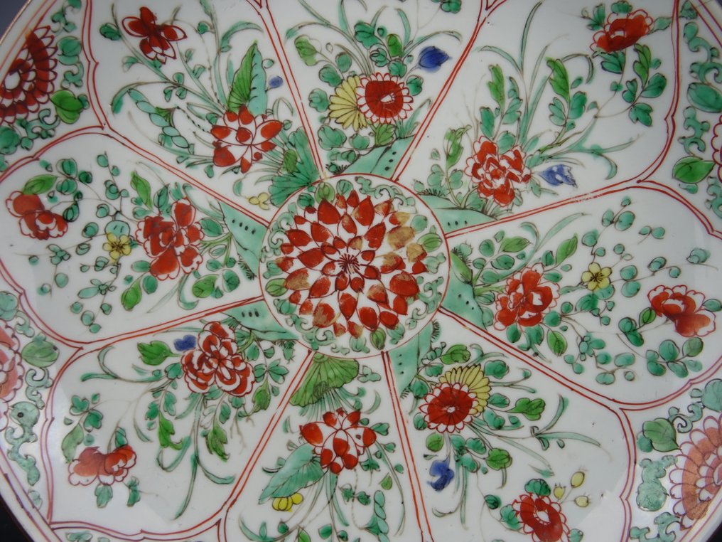 盘子 - 瓷 - 康熙 1662-1722 #1.0