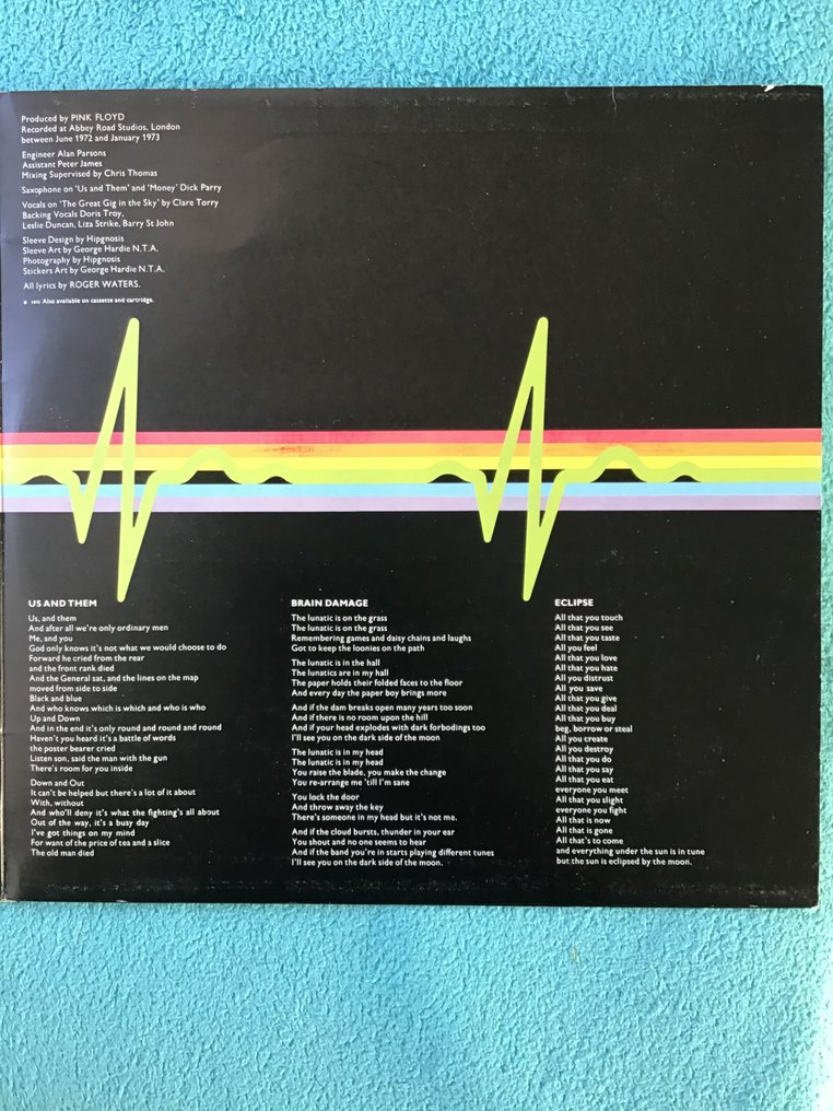 Pink Floyd, Roger Waters - 3 Albums + Original Ticket stub from 1994 Amsterdam show - LP-Alben (mehrere Objekte) - 1973 #4.3