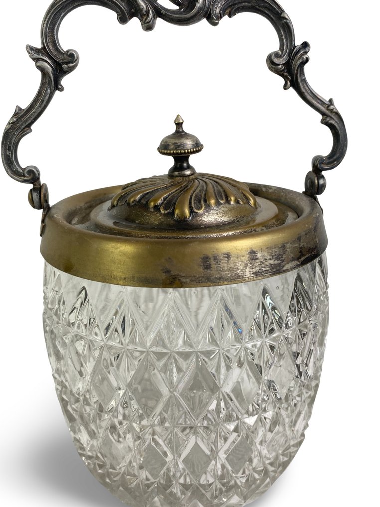 Recipiente de bolachas - Cristal - Art Déco Francês #2.1