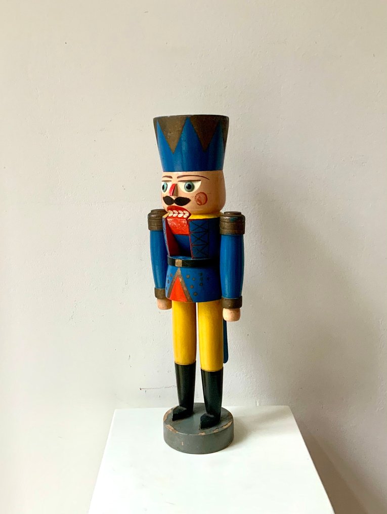 Karácsonyi figuradísz - BlauerKönig - Fa - 1950-es évek #3.2