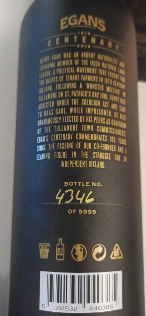 Egan's - Centenary 1919–2019 Limited Edition - 70 cl #3.2