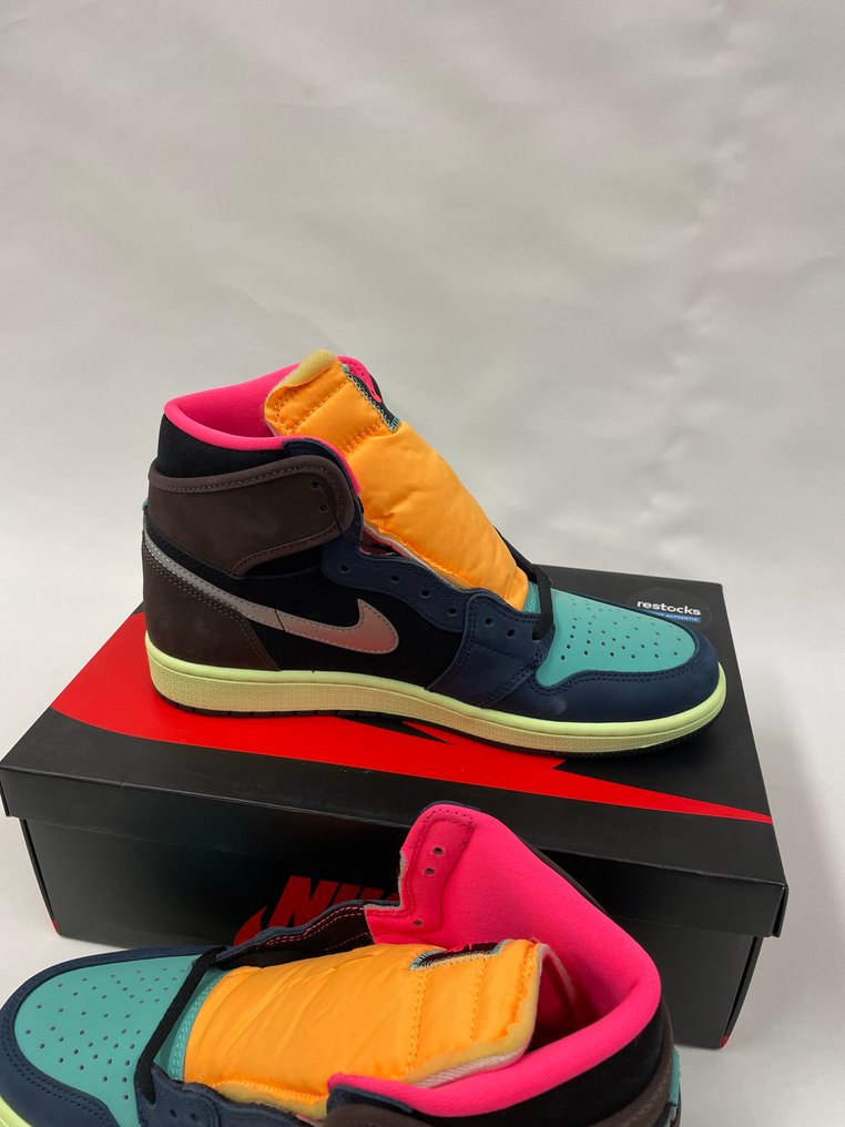 Nike - Air Jordan 1 High, Tokyo Bio Hack - Sneakers - Size: EU 44 #4.3
