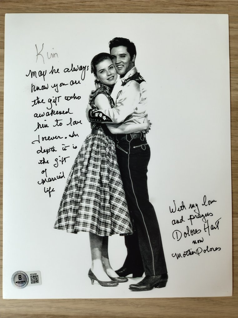 Dolores Hart - Signed in person w/ Beckett Holo COA #1.0