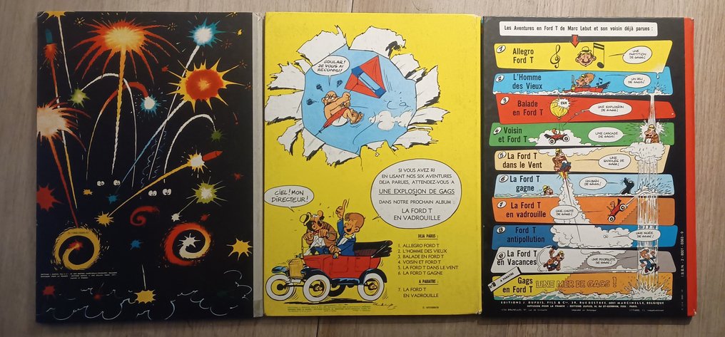 Marc Lebut T1 + T6 + T9 - 3x C - 3 Album - First edition - 1968/1974 #3.2