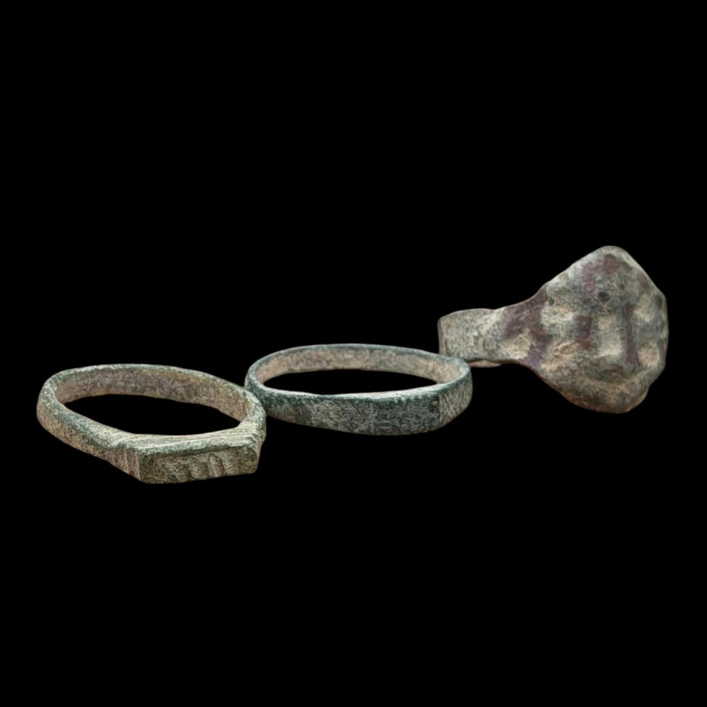 Μεσαιωνική Μπρούντζος Δαχτυλίδι - Αρχαία παρτίδα 3  (χωρίς τιμή ασφαλείας) #2.1