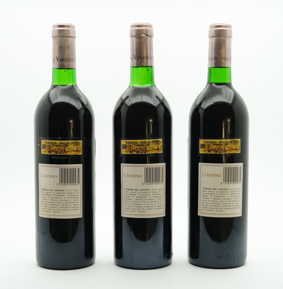 1983 Viñedos Del Contino, Contino - 里奥哈 Reserva - 3 Bottles (0.75L) #1.0
