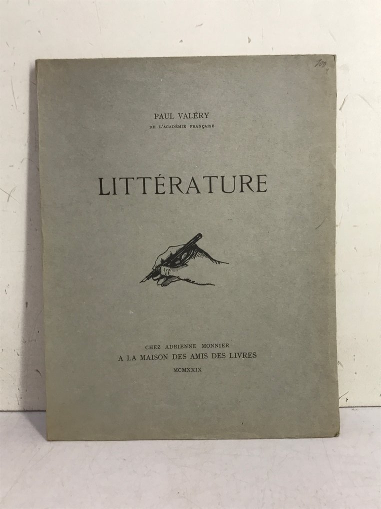 Paul Valéry - Littérature [Edition originale, 1/200 sur vergé Lafuma] - 1929 #1.0