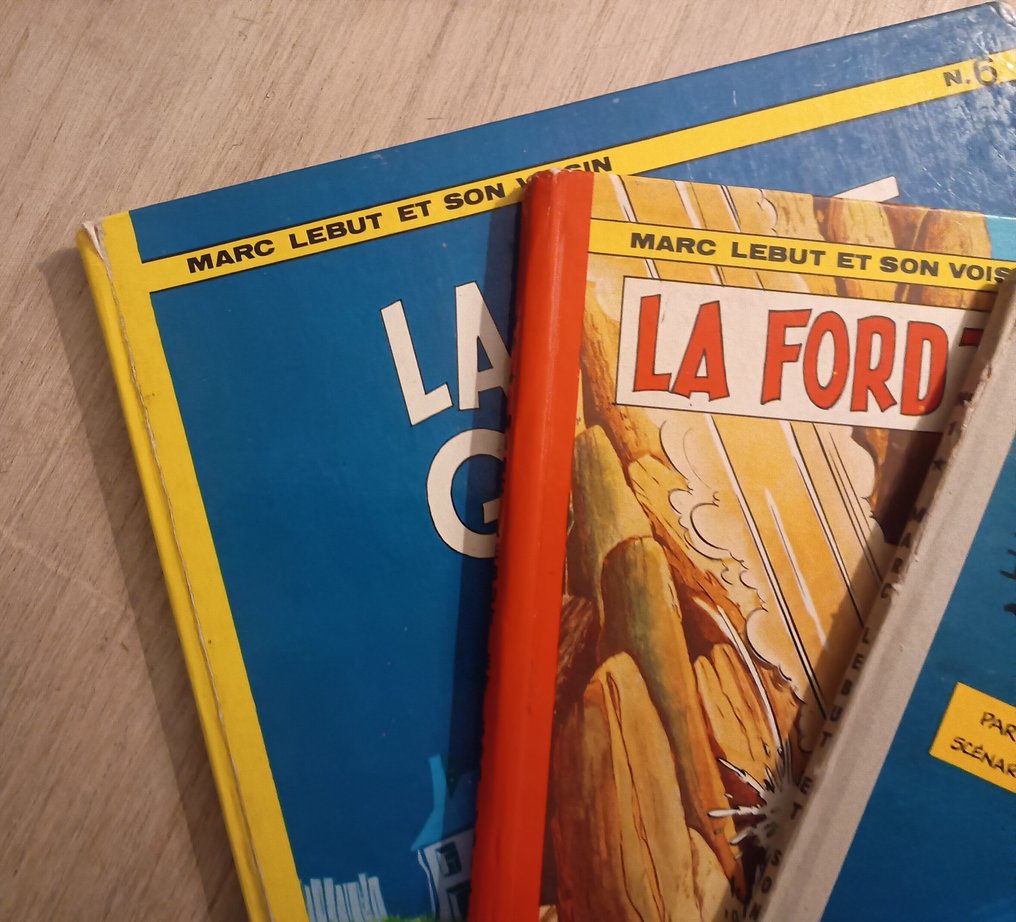 Marc Lebut T1 + T6 + T9 - 3x C - 3 Album - First edition - 1968/1974 #2.1