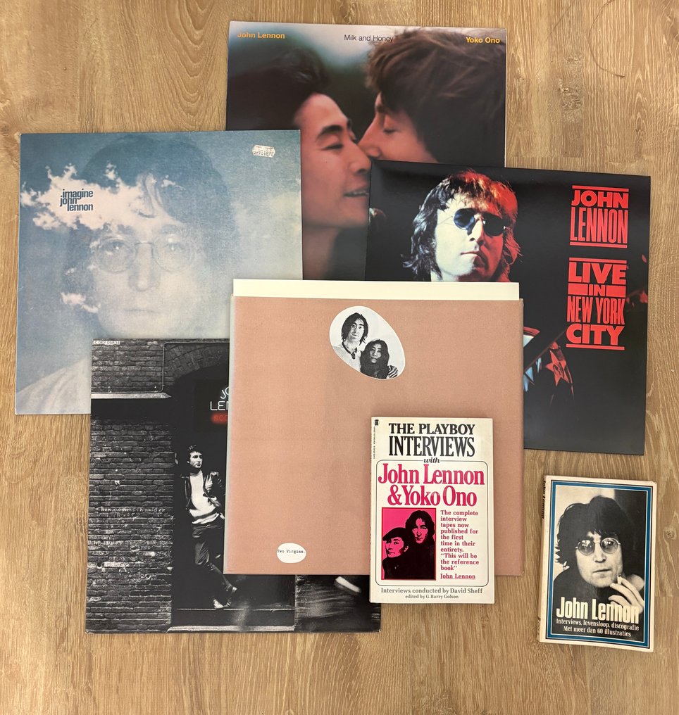 John Lennon, Yoko Ono - Five essential albums plus books - Multiple titles - LP - 1968 #1.0