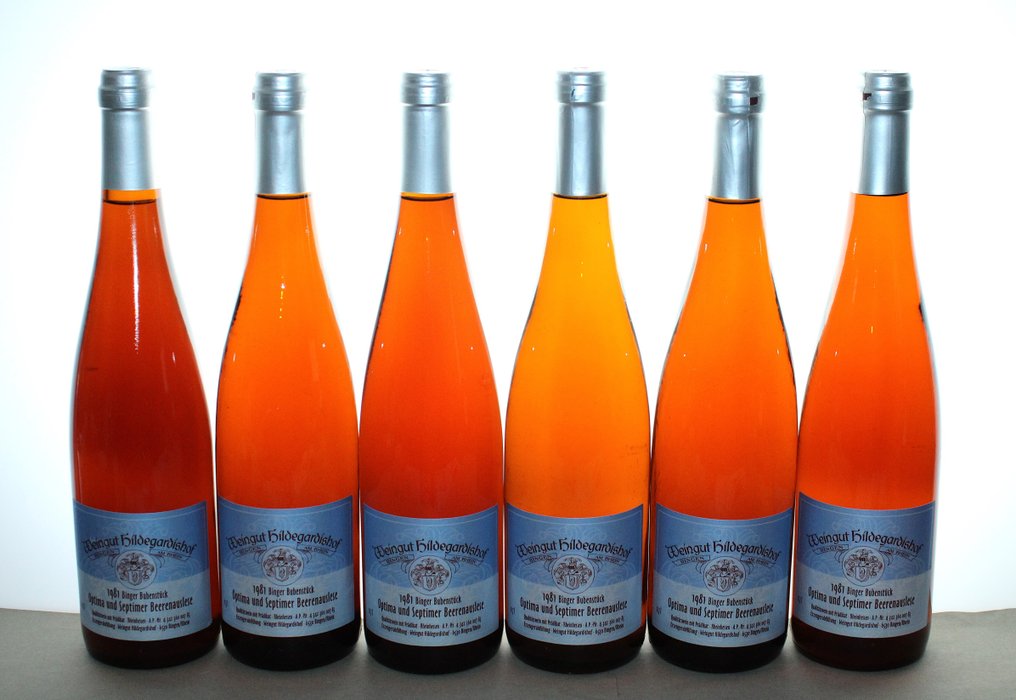 1981 Beerenauslese Binger Bubenstück, Optima + Septimer - Rheinhessen - 6 Bottles (0.7L) #1.0