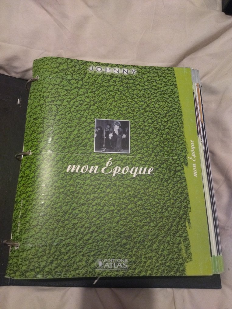 Johnny Hallyday - Eske-sett, Book, Fullstendig 2009 Atlas Collector’s Binder-sett (5 bind) - 2009 #3.2