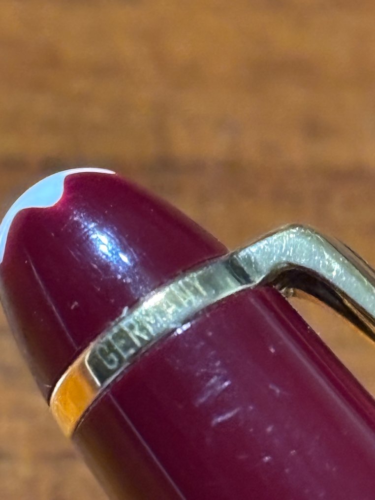 Montblanc - Montblanc Meistrstuck Ballpoint Bordeaux Lacquer Gold Trims - Kulspetspenna #4.3