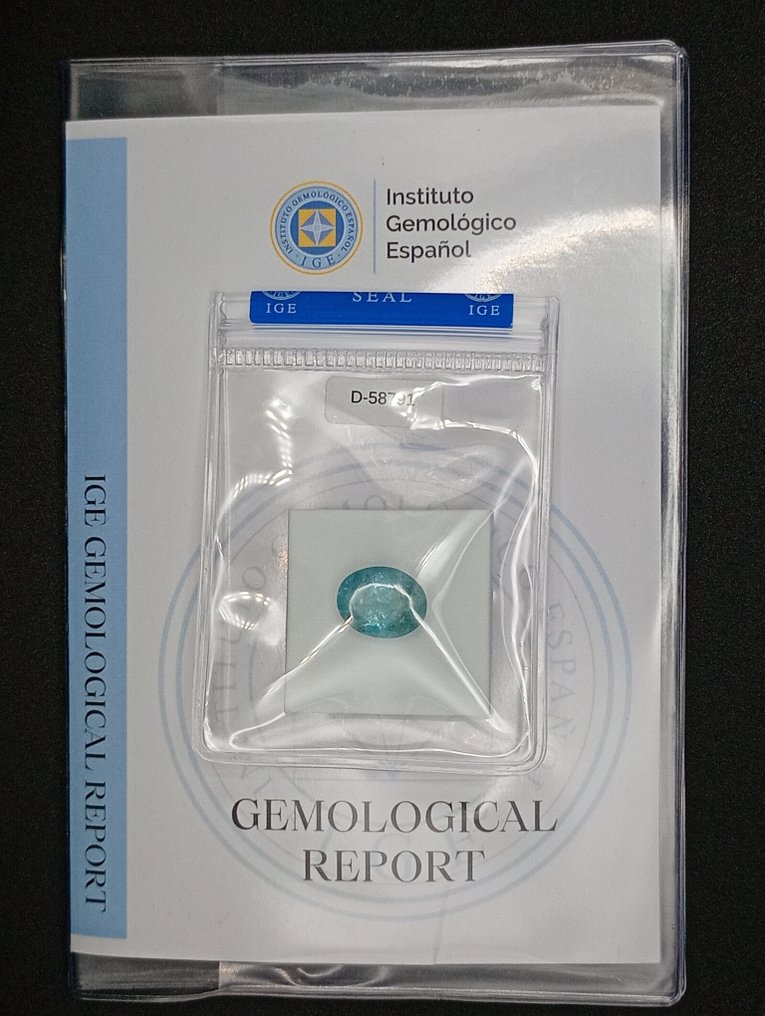 χωρίς τιμή ασφαλείας - 1 pcs Ακουαμαρίνης - 9.37 ct - Instituto Gemólogico Español (IGE) #4.3
