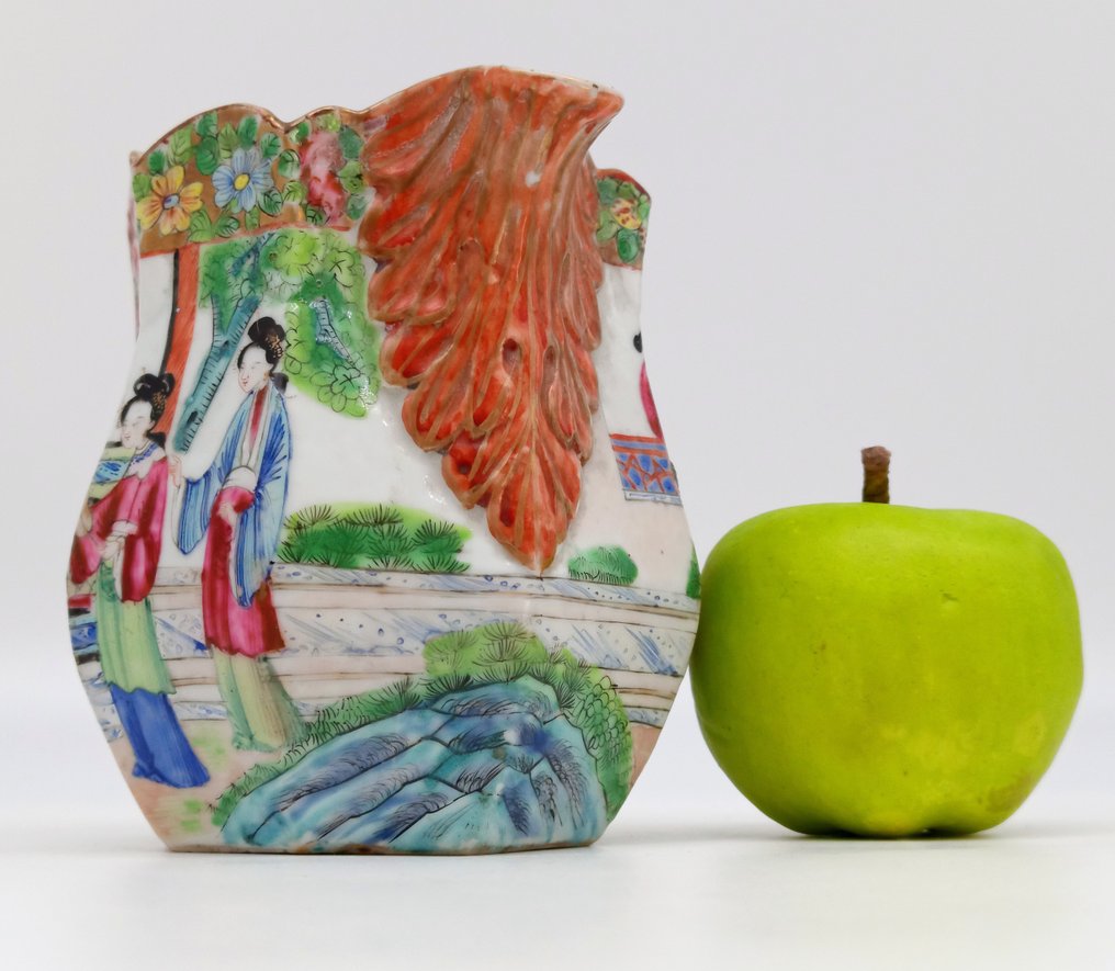 Βάζο - Πορσελάνη - Κίνα - Qing Dynasty (1644-1911) - Πολύτιμη πορσελάνη Canton. #1.0