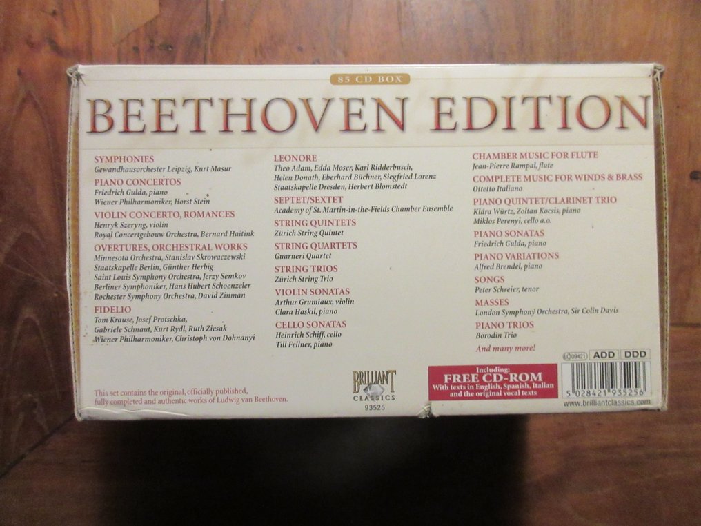 Ludwig Van Beethoven - Complete Works - CD 套裝 - 2007 #2.1
