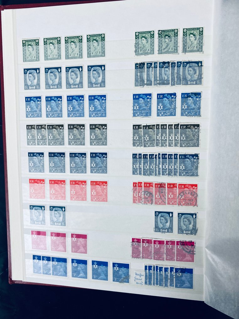 Great Britain  - Collection of long-running regional postage stamps from various areas in an album. #2.1