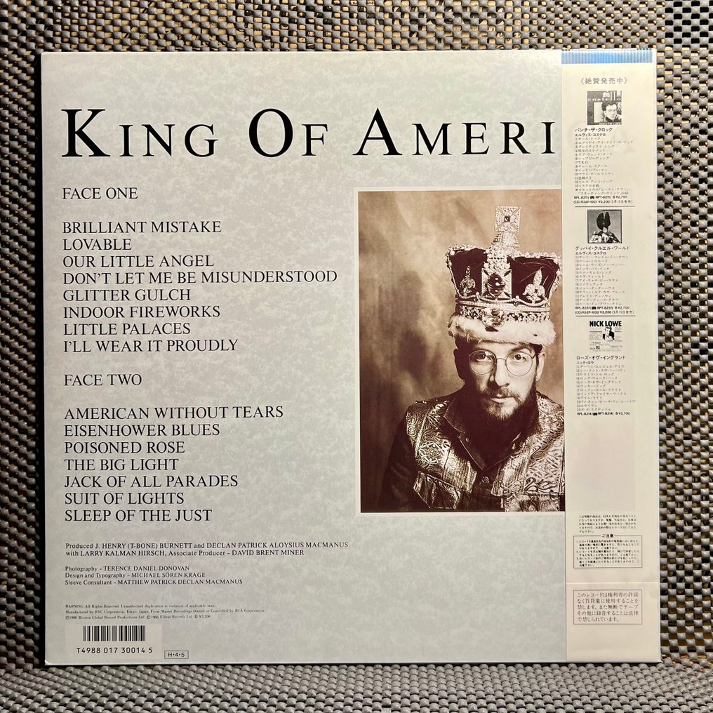 Elvis Costello, The Attractions - King of America / Punch the Clock - - Multiple titles - LP Albums (multiple items) - Japanese pressing, 1st Pressing - 1983 #3.2
